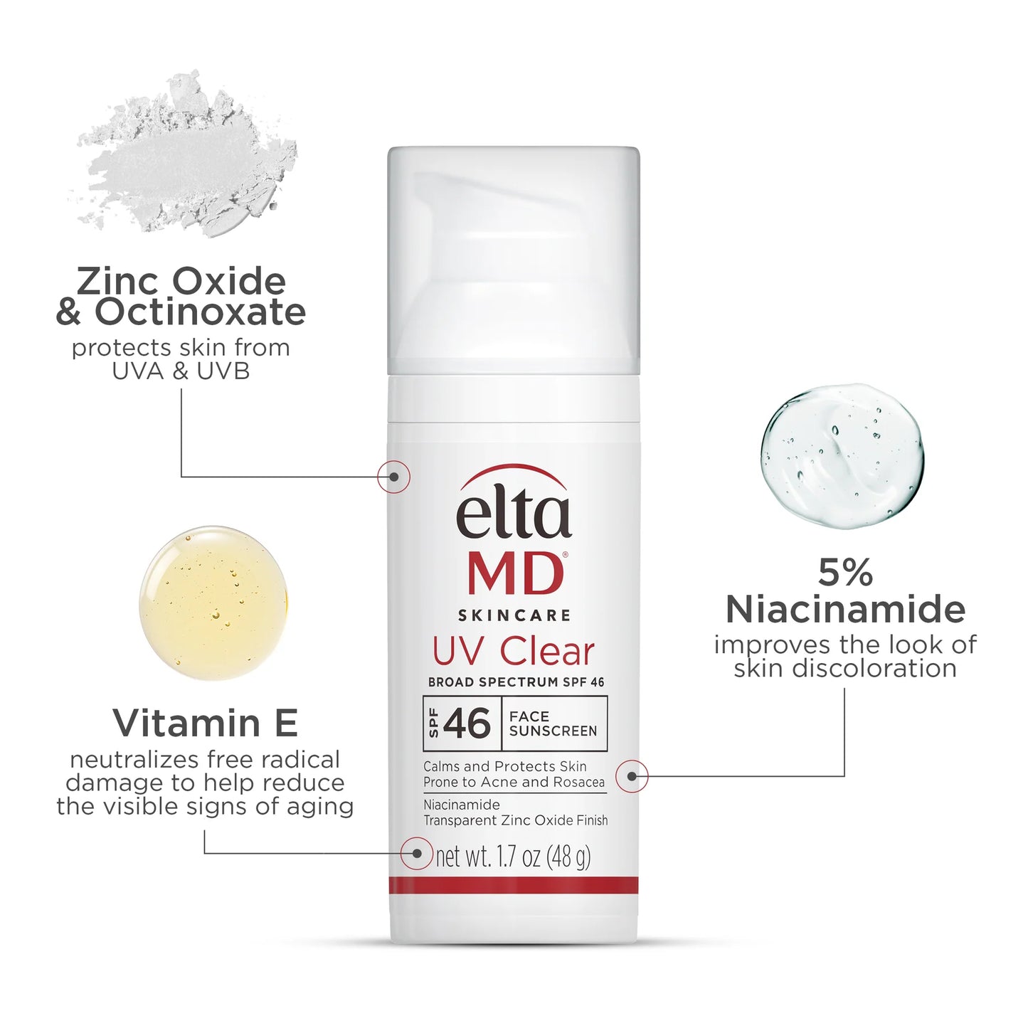 Elta MD UV Clear Tinted Broad Spectrum SPF 46