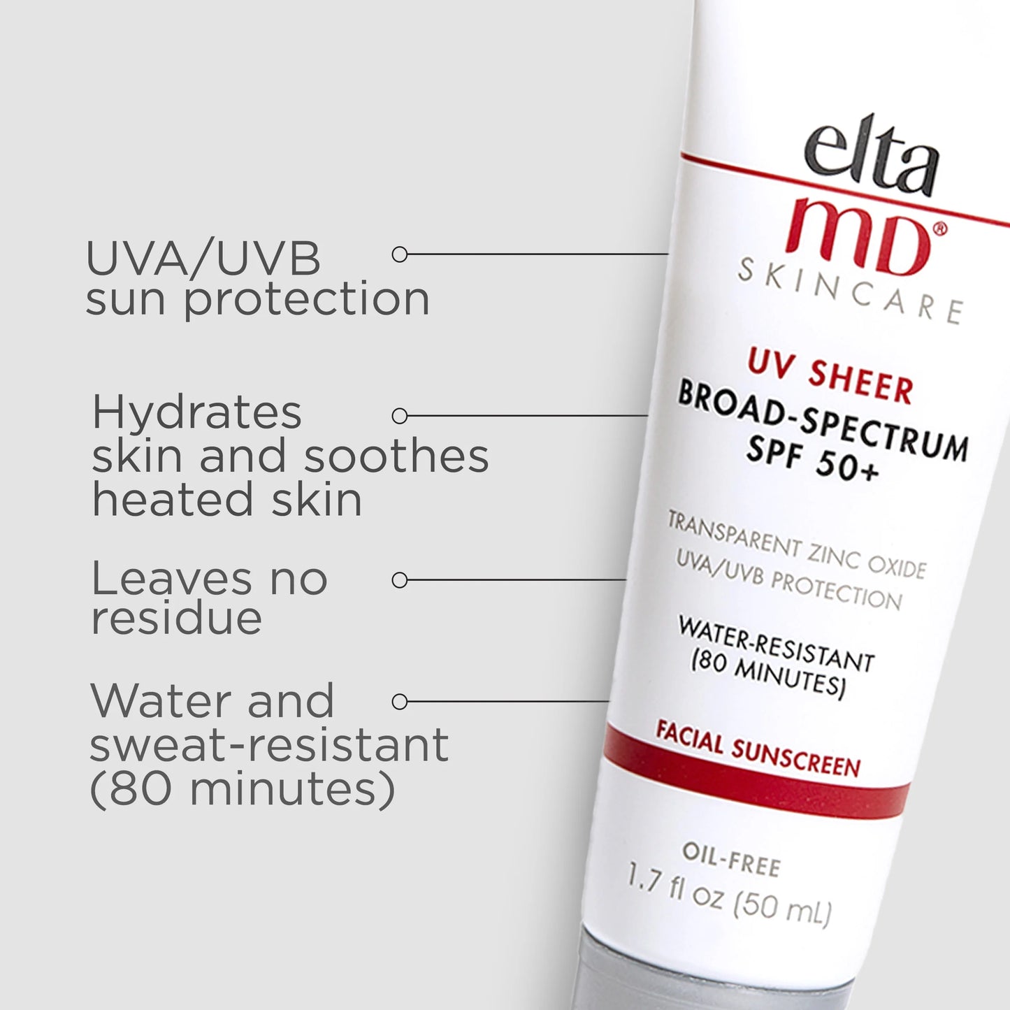 Elta MD UV Sheer Broad Spectrum SPF 50+ AOX